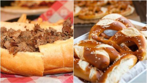 A cheesesteak and other sandwiches for football season.