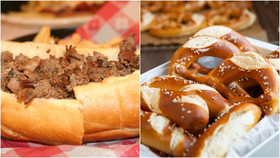 A cheesesteak and other sandwiches for football season.