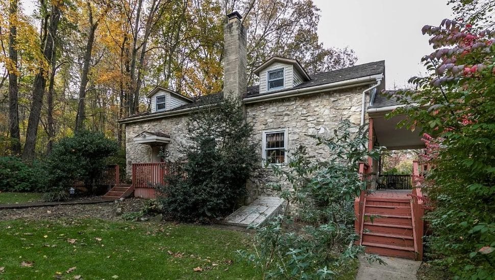 A former school house has been turned into a comfortable home filled with antiques.