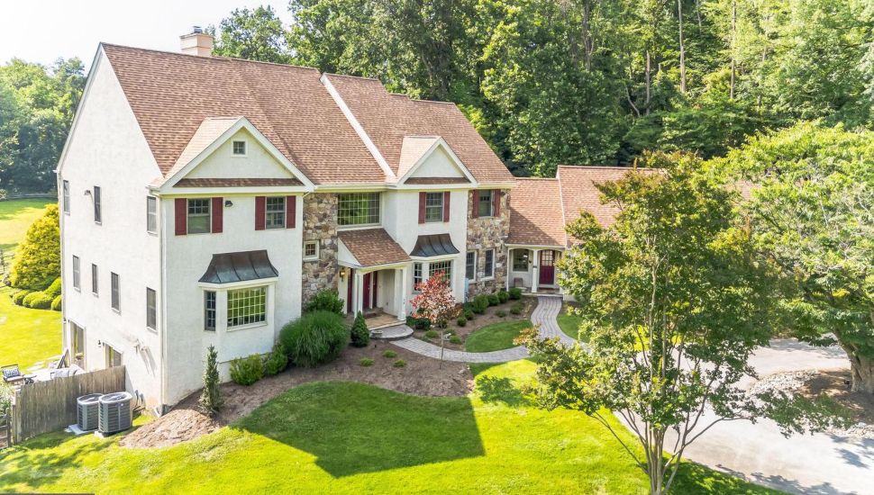 An outside view of a Springfield Colonial at 5 Forrest Lane available for sale.