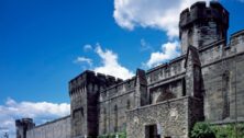 The Eastern State Penitentiary.