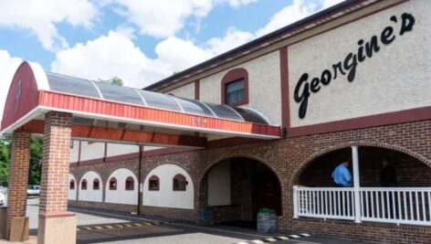 The exterior of Georgine's Restaurant in Bristol Township.