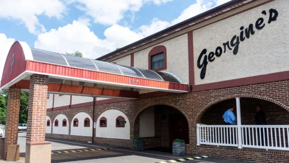 The exterior of Georgine's Restaurant in Bristol Township.