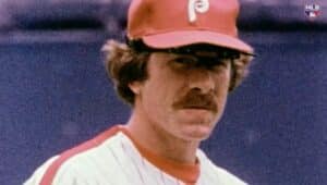 Mike Schmidt during his younger years with the Philadelphia Phillies.