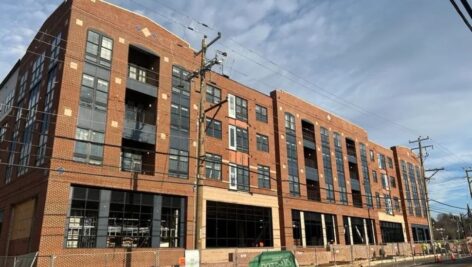 A view of new luxury apartments at 333 N. Broad Street in Doylestown.