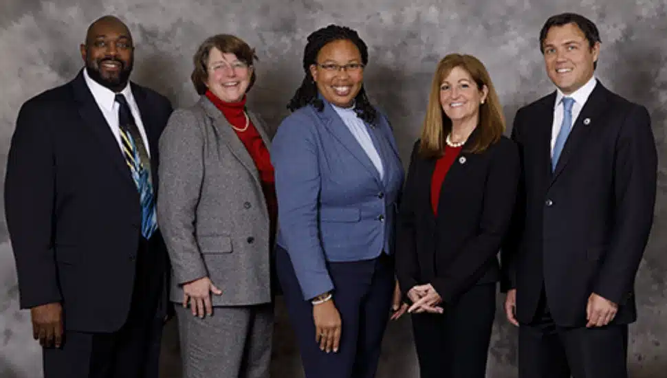 The current members of Delaware County Council.