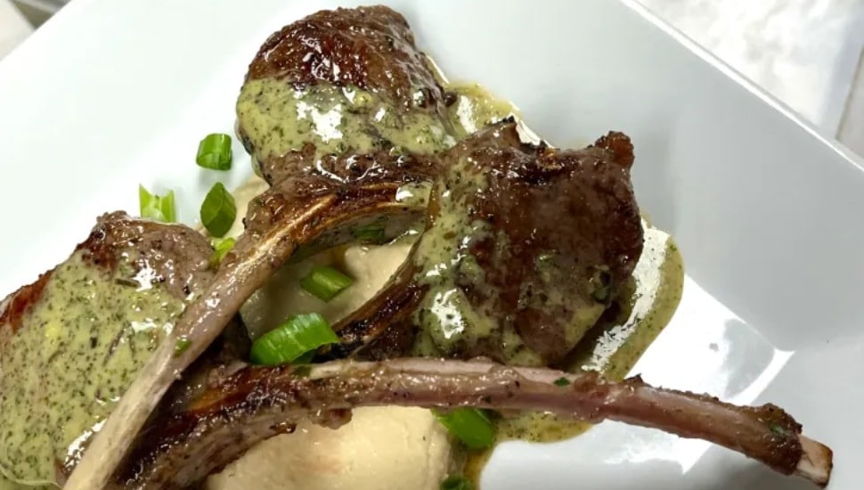 An entree from Departure Restaurant & Lounge in Media
