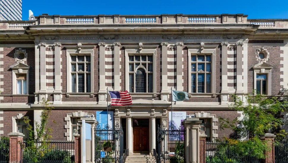 The exterior of the Mutter Museum in Philadelphia.