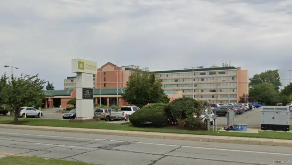 The former Wynham Garden Philadelphia Airport hotel.