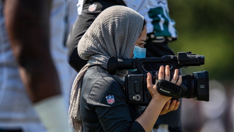 Ameen Soliman as the Philadelphia Eagles director of football operations.