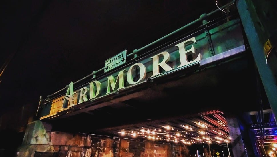 A sign advertising Ardmore.