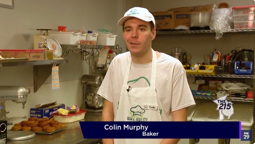 Baker Colin Murphy at Bake Ability, a poular Holicong-based bakery.