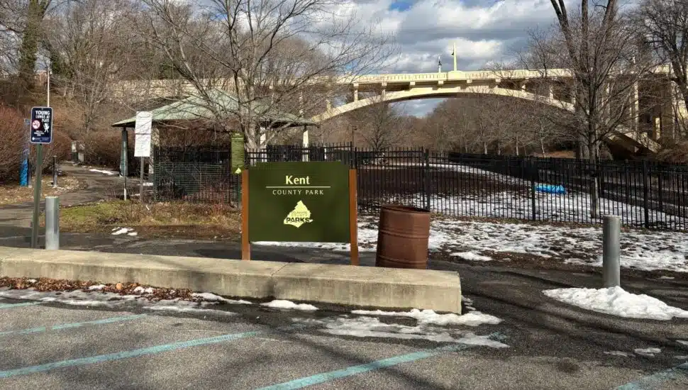 Kent Park in Upper Darby, one of the future access points to a elevated boardwalk trail.