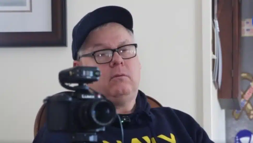U.S. Navy veteran Shawn Swords behind the camera for American Veterans Media.