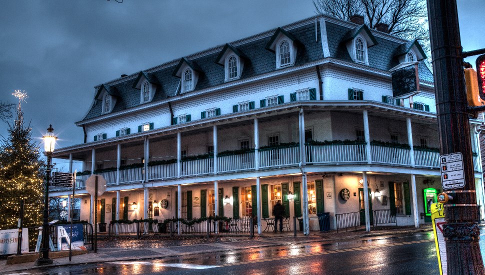 The colonial Fountainhouse in Doylestown.
