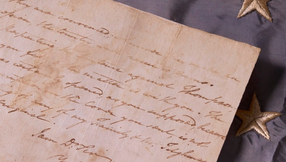 An original 1777 George Washington letter being sold for $150,000.