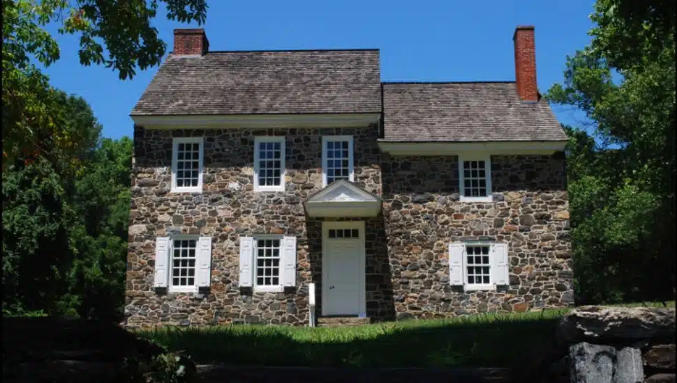 The Benjamin Ring home in Chadds Ford, once a headquarters for Gen. George Washington.