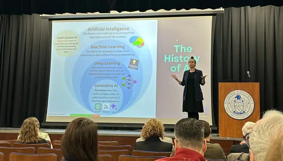 Widener Announces Student, Staff Winners in March 21 AI Competition