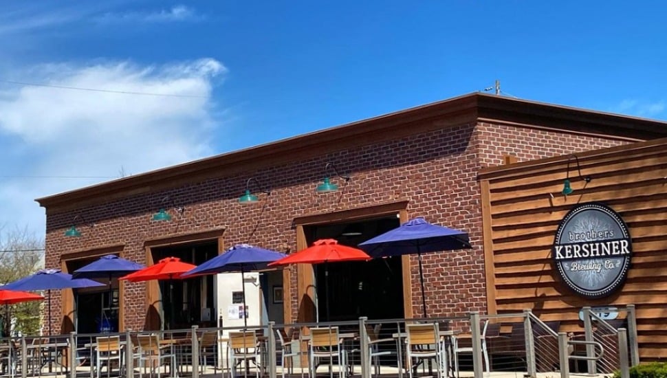 The exterior of Brothers Kershner Brewing.