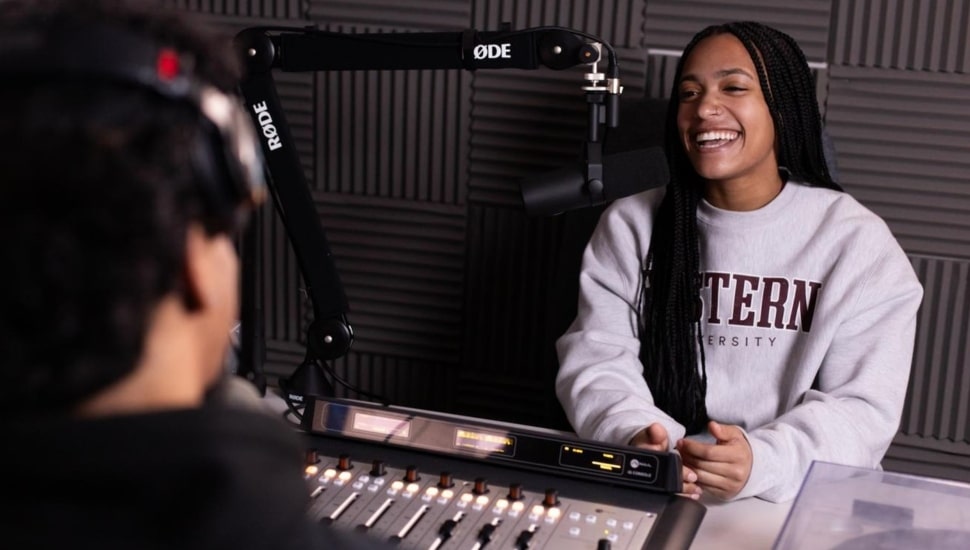College students run a radio station.