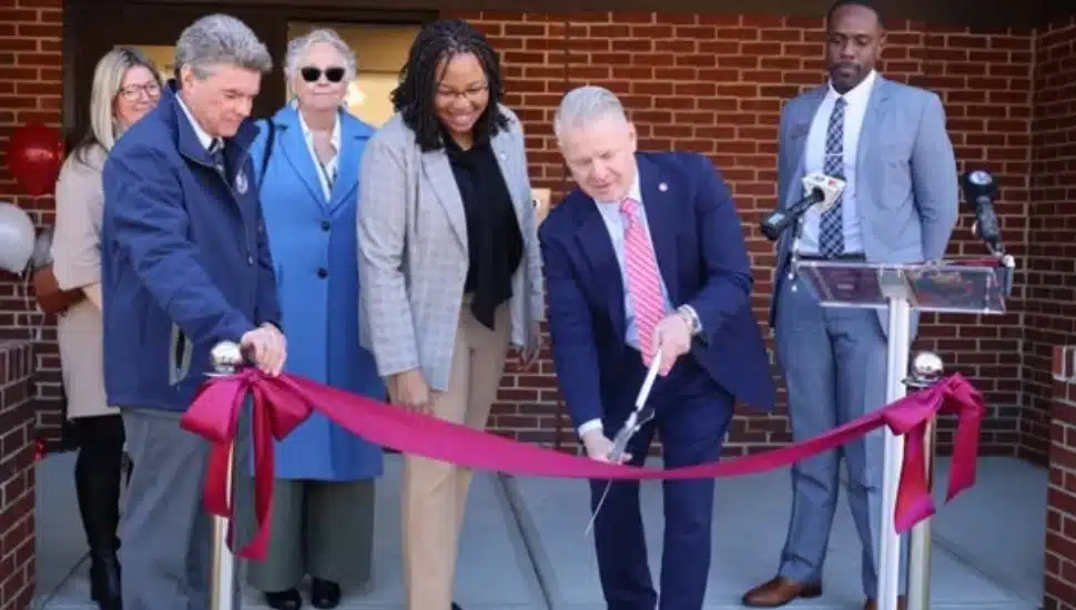 Elwyn, county and state officials cut the ribbon for a new young adult residential treatment facility on Elwyn's campus.