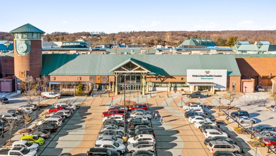 A look from above at the Exton Square Mall.
