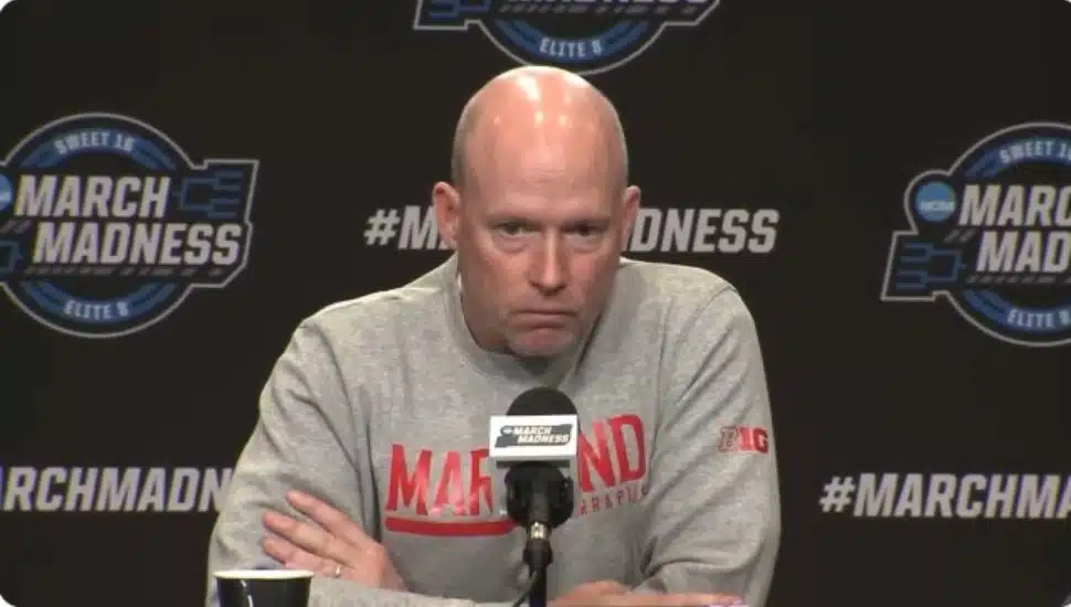 Kevin Willard at a press conference.