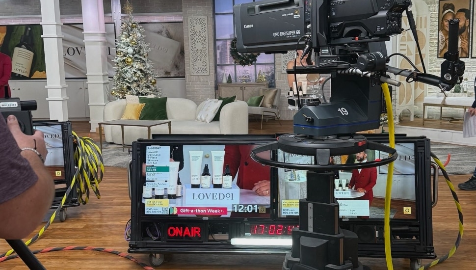 A look inside the QVC studio in West Chester.