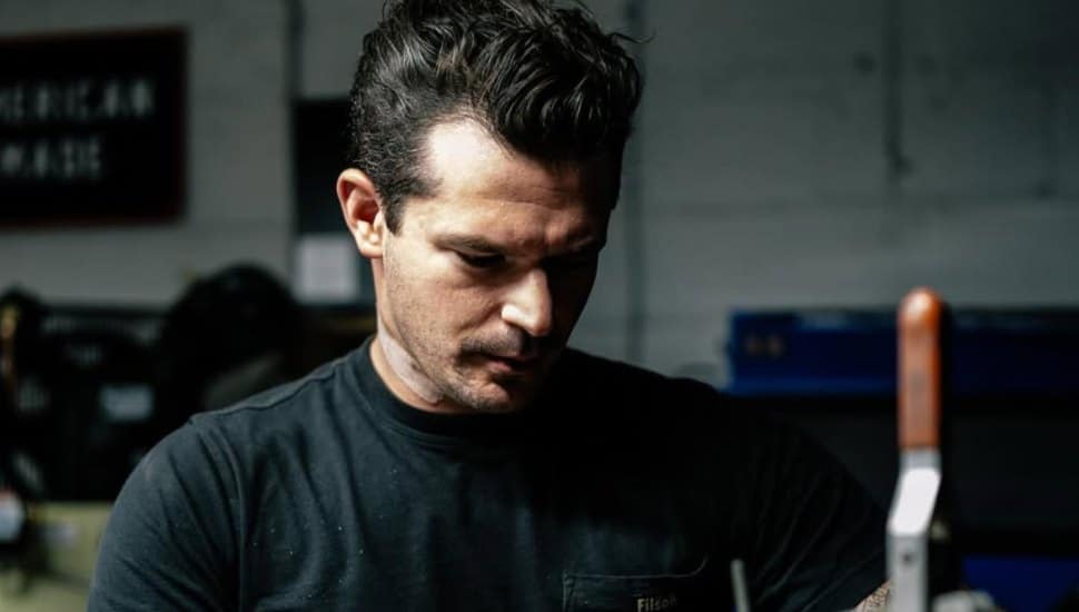Steve Pellegrino, an artisanal knife maker from Upper Black Eddy.