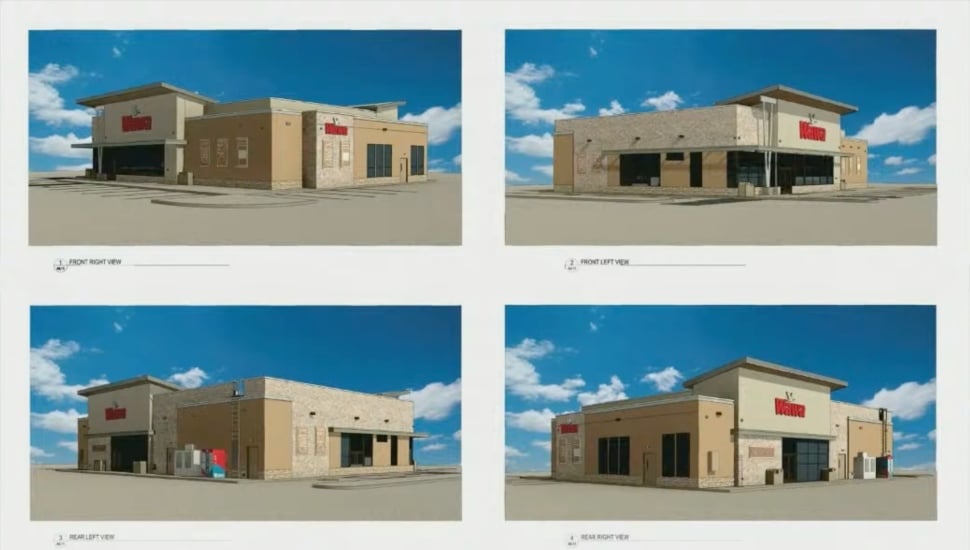 Rendering of the new Wawa location in Gallatin.