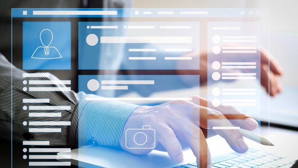 Web page browser on LinkedIn Page