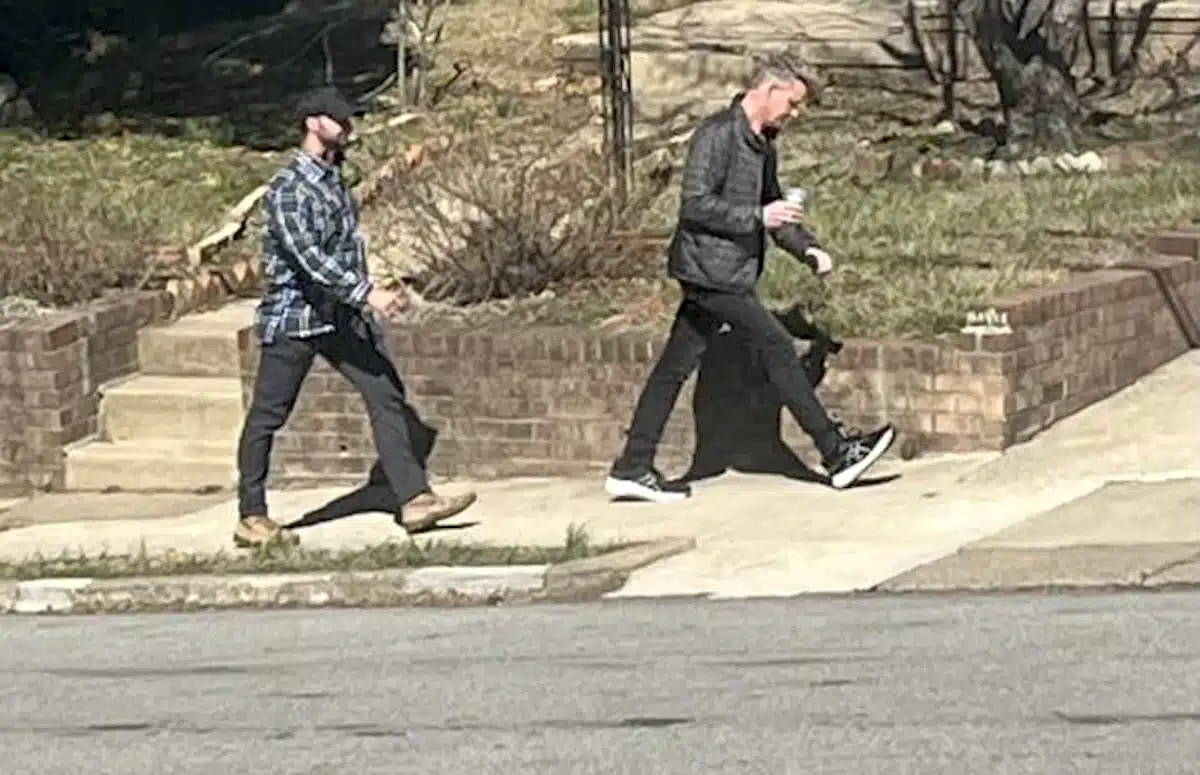 A resident took this candid photo of celebrity chef Gordon Ramsay walking on Meadowbrook Avenue in Upper Darby.