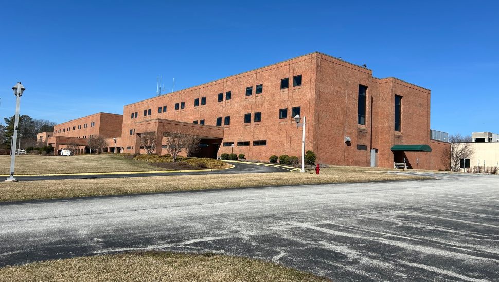 The exterior building for Brandywine Hospital.