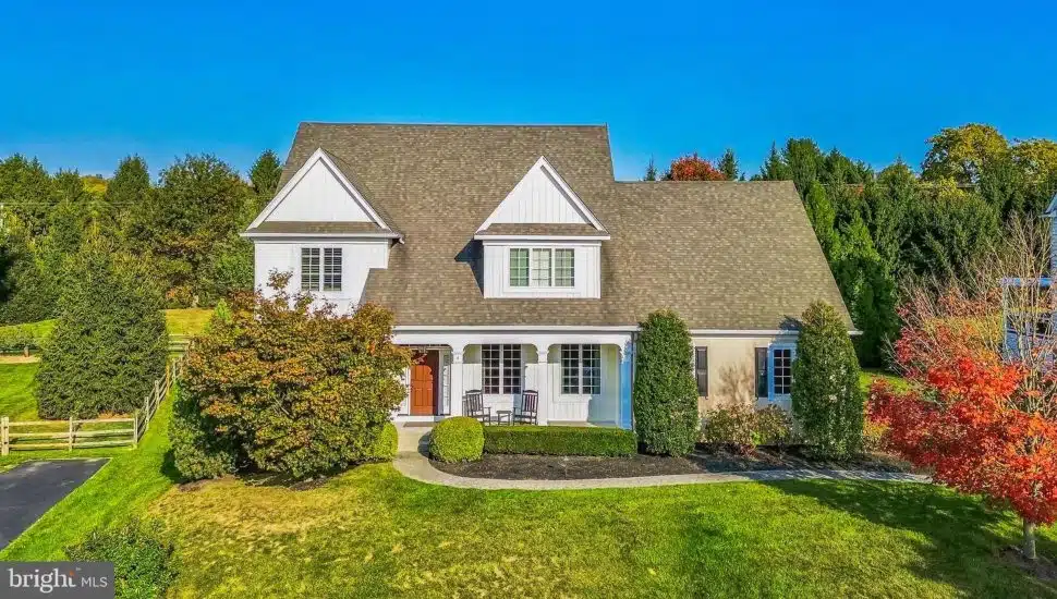 A craftsman-style home at 4 Fallbrook Lane in Glen Mills is for sale.