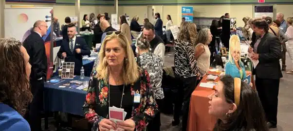Attendees at last year's (2024) Better Giving for Greater Impact Summit mingling and networking at the Chester County History Center.
