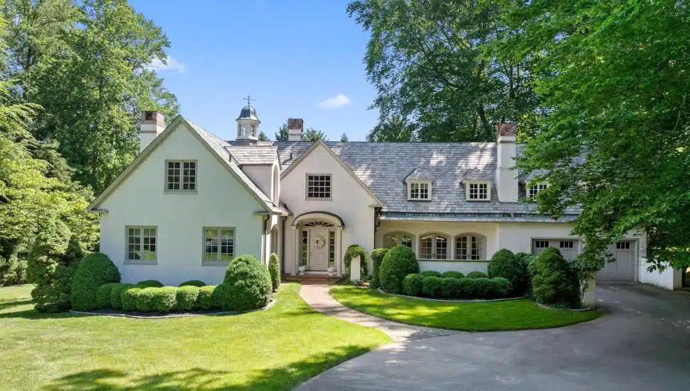 A carriage house for sale at 599 Longchamps Drive in Devon.