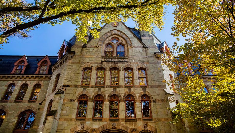 An original University of Pennsylvania arts and science building on the Philadelphia campus.