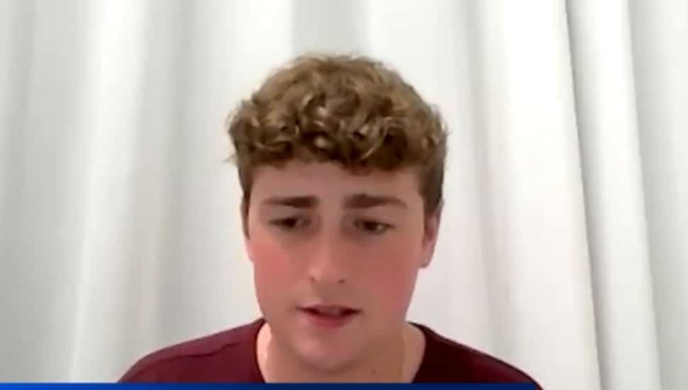 Villanova University student James Haupt talking about serving as an intern now for "Rome Reports" at the Vatican.