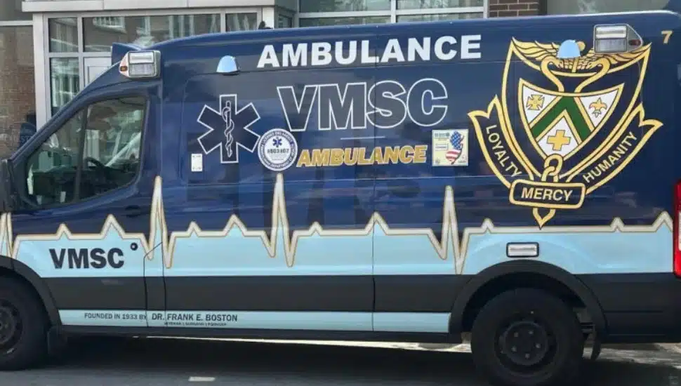 A VMSC Emergency Medical Services vehicle.