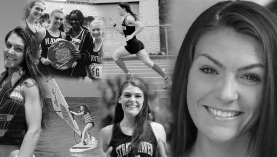 A cover photo collage of teen Hallie Christine Jackson for the Hope for Hallie website.