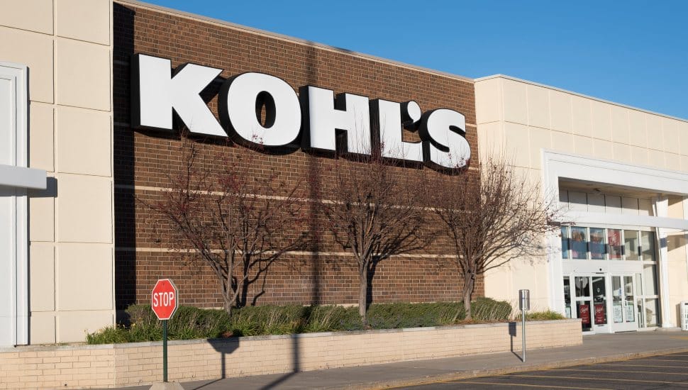 The exterior of a Kohl's store.
