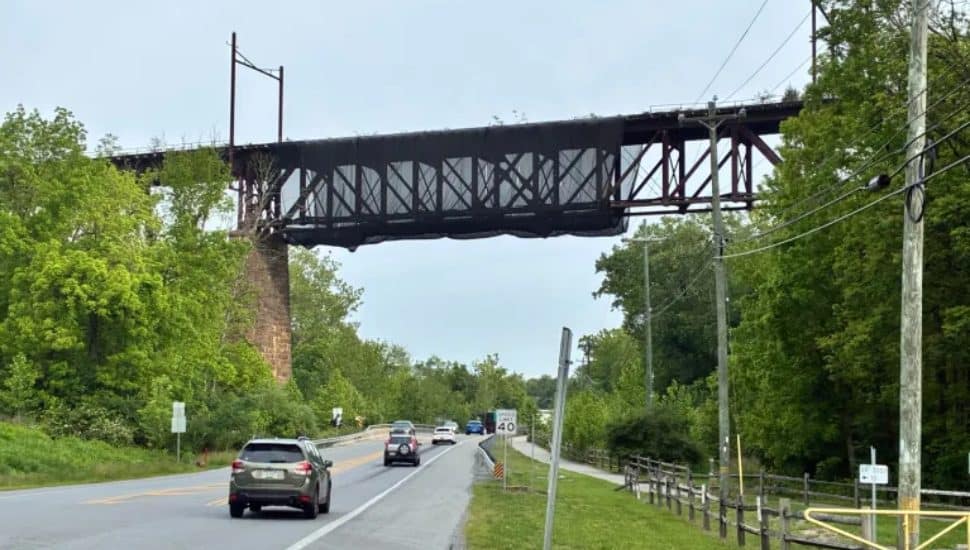 The Downingtown Trestle Bridge.
