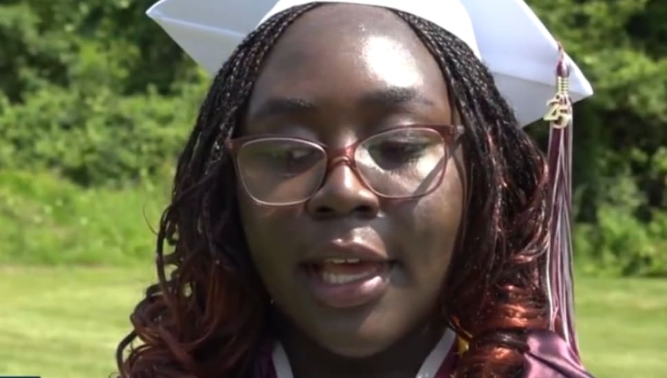 Kristen Ogogo, a graduate of Bonner-Prendergast High School who earned a full scholarship to Princeton University.
