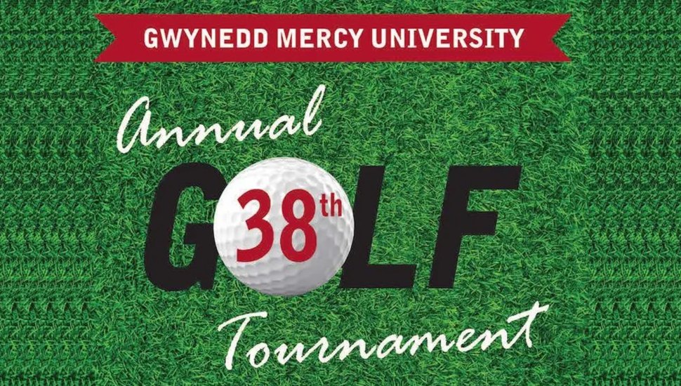 Graphic promoting golf fundraiser.