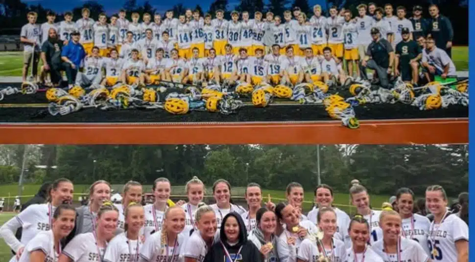 Springfield Lacrossse, Boys and Girls, Win 3A State Championships