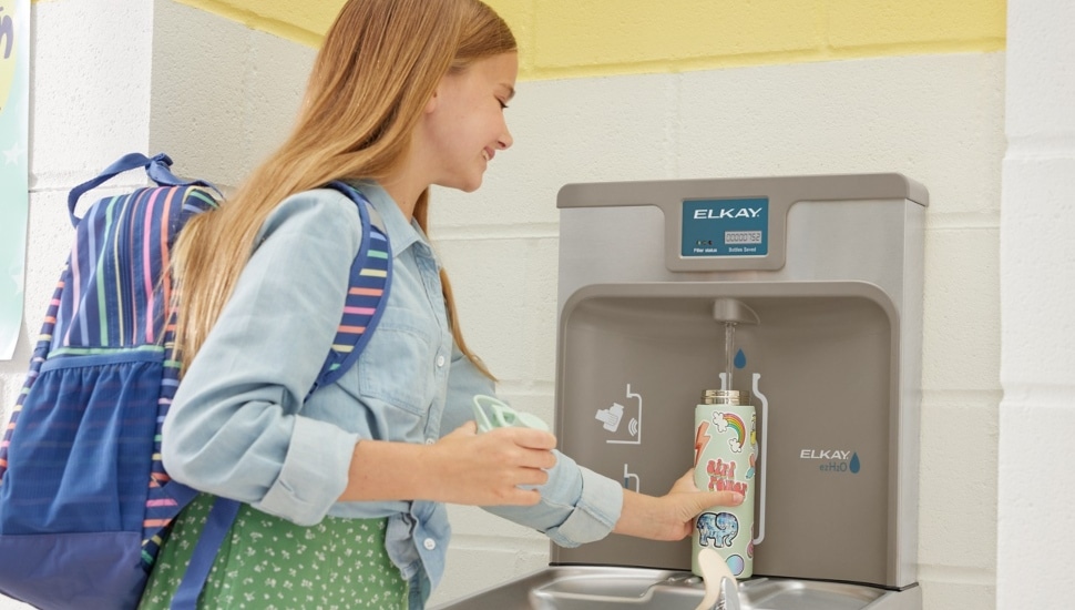 Philadelphia Schools Replace Over 2,400 Old School Water Fountains With New Bottle Filling Stations