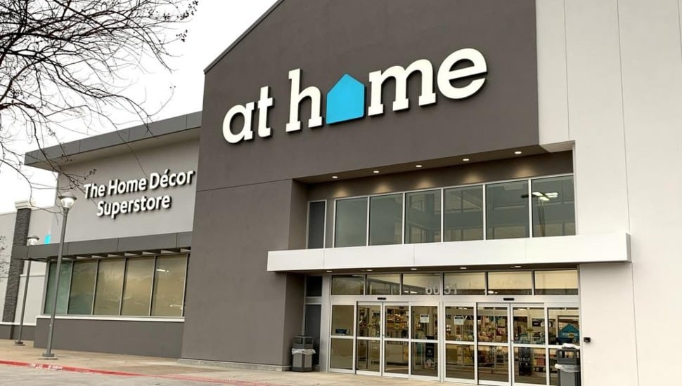 An At Home furniture and home decor store.