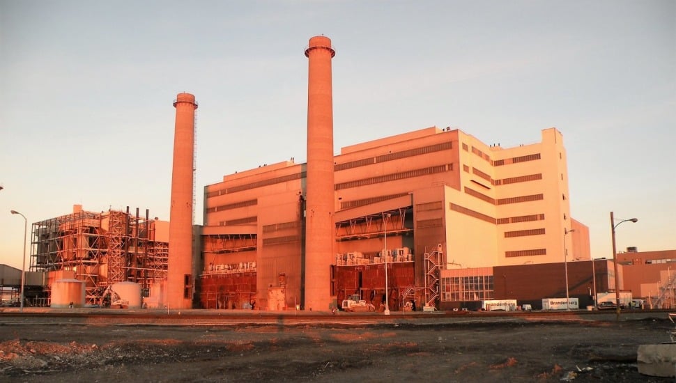 The Eddystone oil and gas power plant.