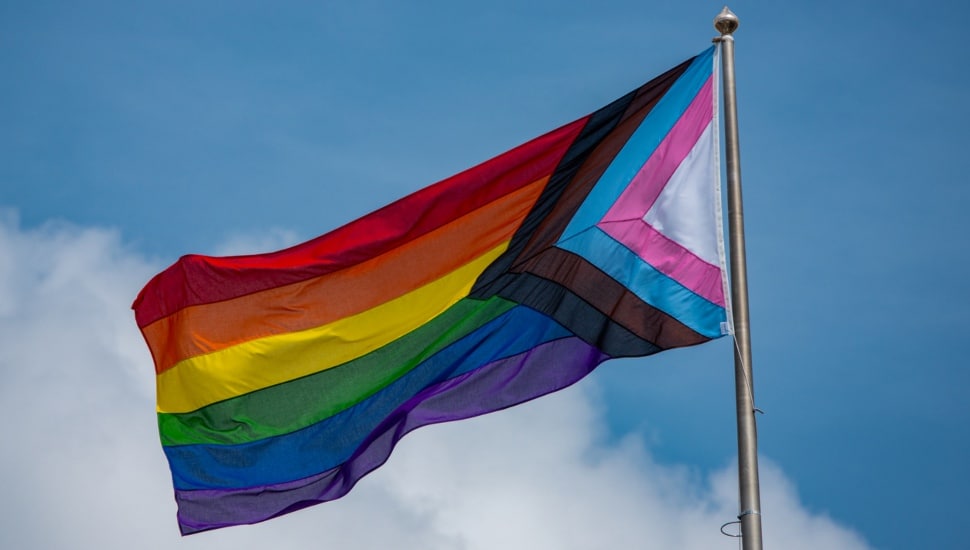 A Pride Flag.