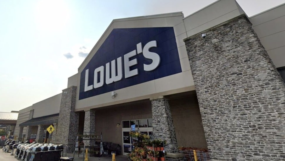 The Lowe's home improvement store at the Quarry Center in Havertown.